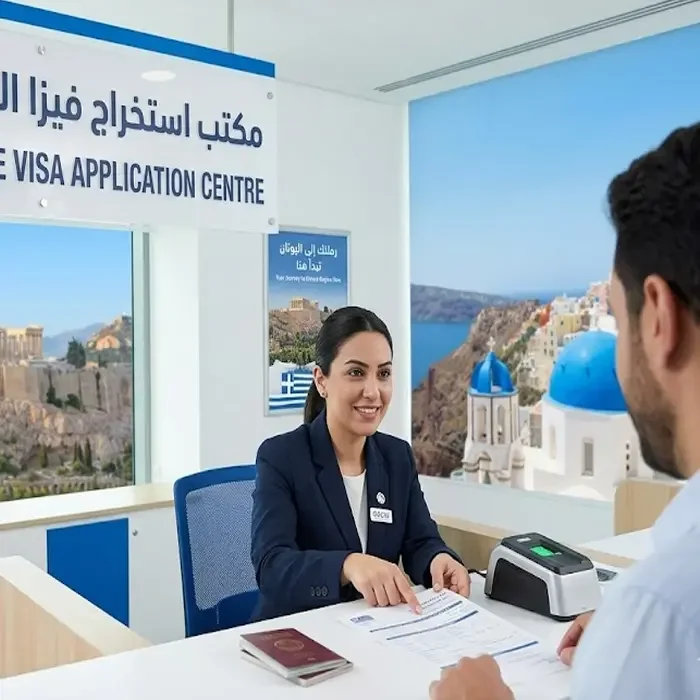 مكتب استخراج فيزا اليونان
